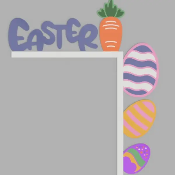 Easter Bunny Door Corner