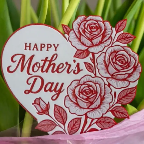 Eternal Bloom: Mother’s Day Heart & Roses