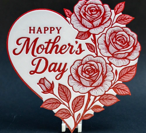 Eternal Bloom: Mother’s Day Heart & Roses