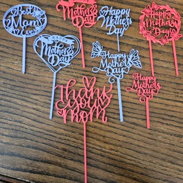 The Finishing Touch: Mother’s Day Elegant Cake Toppers