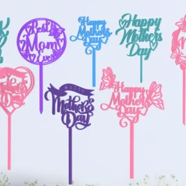 The Finishing Touch: Mother’s Day Elegant Cake Toppers
