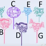 The Finishing Touch: Mother’s Day Elegant Cake Toppers