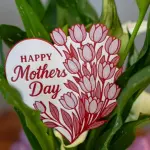 Spring Devotion: 3D Sculpted Mother’s Day Heart & Tulips