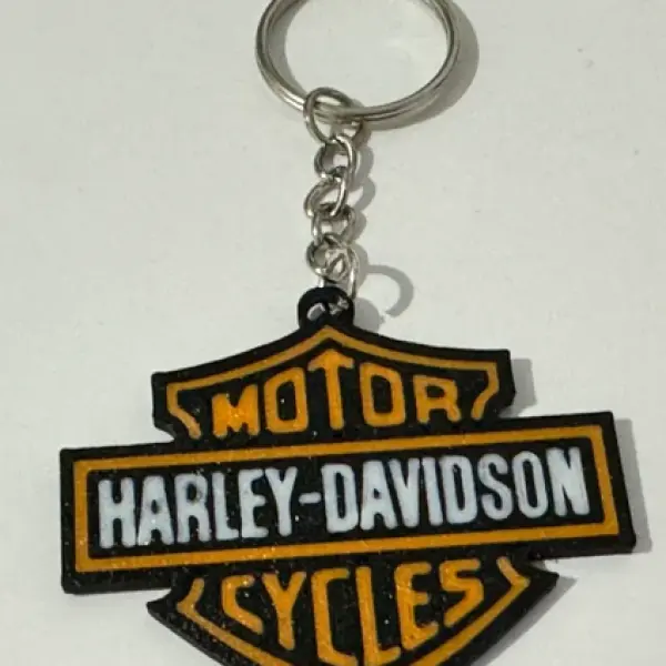 Classic Shield Harley Davidson Motorcycle Keychain