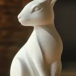 Whimsical Easter Bunny Figurine – Adorable Spring Decor