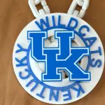 Kentucky Wildcats Fan Bundle – Keychain, Spinner Necklace, Earrings & Koozies