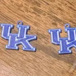 Kentucky Wildcats Fan Bundle – Keychain, Spinner Necklace, Earrings & Koozies