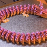 The Prismatic Guardian: Articulated Crystal Dragon