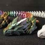 The Crystalline Serpent: Articulated Crystal Spine Dragon