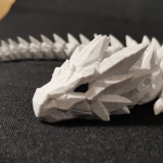 The Crystalline Serpent: Articulated Crystal Spine Dragon