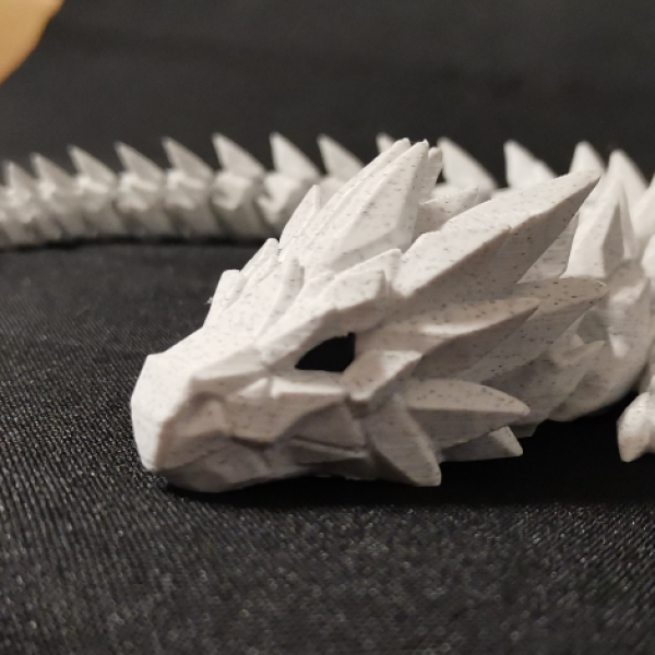 The Crystalline Serpent: Articulated Crystal Spine Dragon