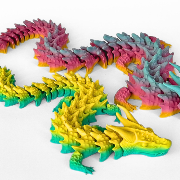 The Shadowcoil: Articulated Nocturnal Dragon