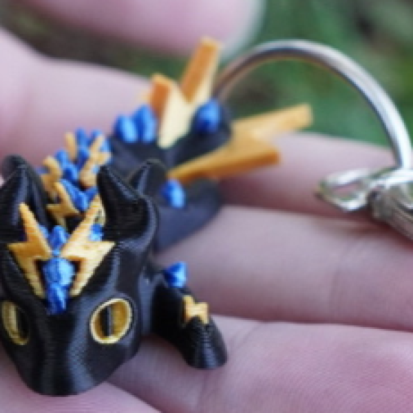The Thundershard: Mini Articulated Storm Dragon