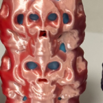 The Ossuary Vault: 3D-Printed Skulls Bic Lighter Sleeve