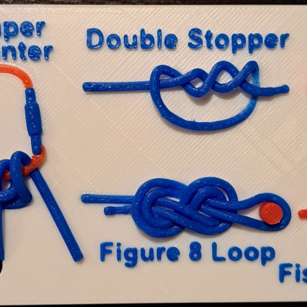 The Trailside : Backpack Rescue Knots Reference Card